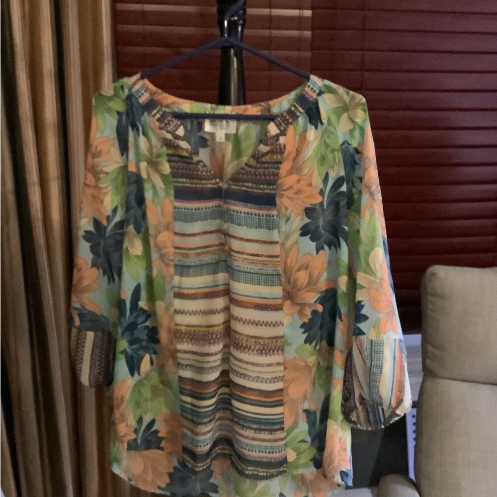 Floral Multicolor Women's Top